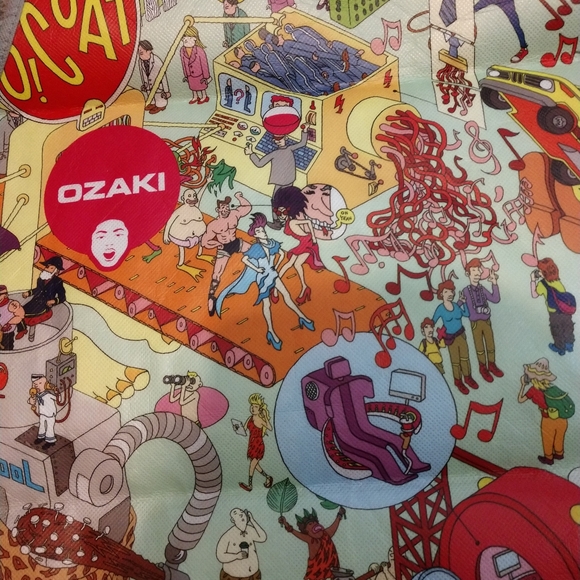 OZAKI flat tote NEW from CES LV 2015 limited print - Picture 12 of 15